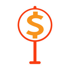 Dollar sign money icon