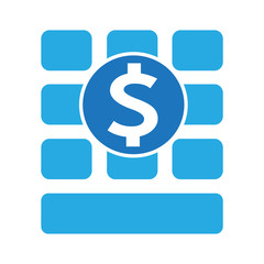 Dollar sign money icon