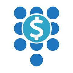 Dollar sign money icon