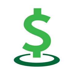 Dollar sign money icon