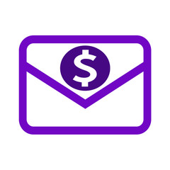 Dollar sign money icon