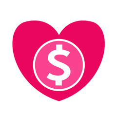 Dollar sign money icon