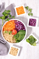 vegetarian bowl salad