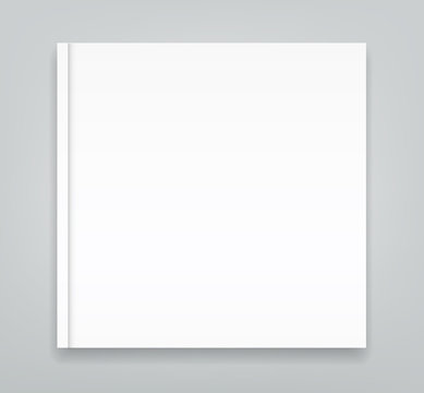 Blank Square Tri Fold Brochure Mockup Cover Template