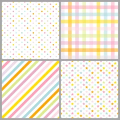 4 Seamless Pattern Birthday Color © Jan Engel
