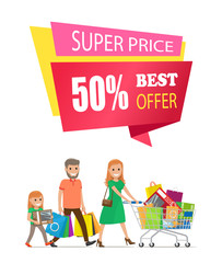 Super Price Best Offer Off Label on Poster Family