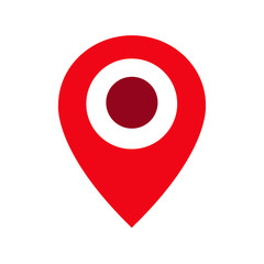 Pin sign Location icon