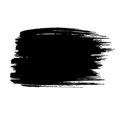 Ink vector dry brush stroke. Vector illustration. Grunge hand drawn watercolor texture. Space for text.