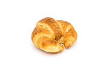 croissant on white background.