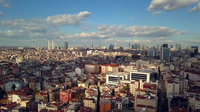 lively istanbul turkey on a sunny day
