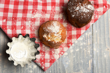 Homemade pastry concept. Star shaped metal biscuit form