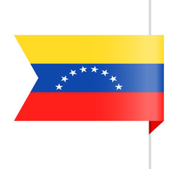 Venezuela Flag Vector Bookmark Icon