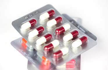 Medical capsule in blister pack