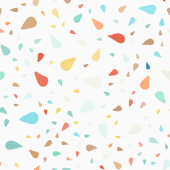 Vector seamless pattern with drops. Paddle, children's background.