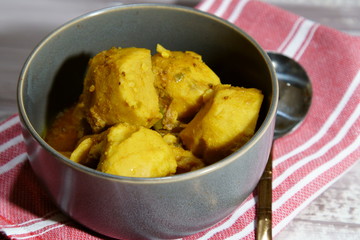 Taro root or Arvi curry