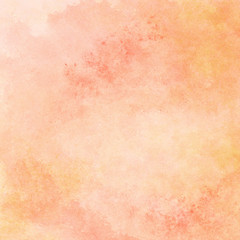 peach and orange watercolor texture background, hand painted