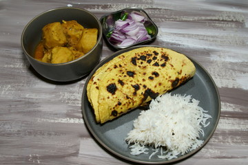 Taro root or Arvi curry
