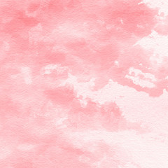 soft coral red watercolor texture background, hand painted