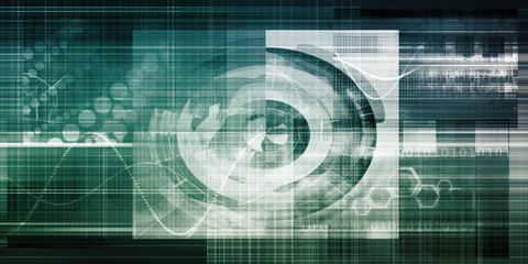 Obraz premium Technology Network