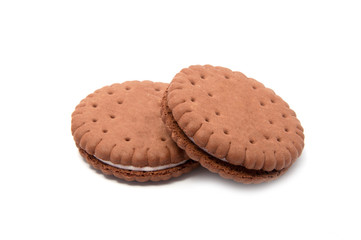 cookies isolated on the white. tasty delicious.