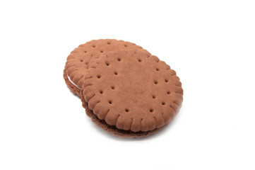 cookies isolated on the white. tasty delicious.