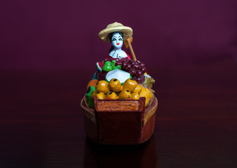thailand fruit boat statue