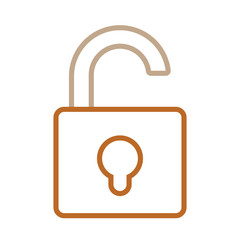 padlock vector illustration