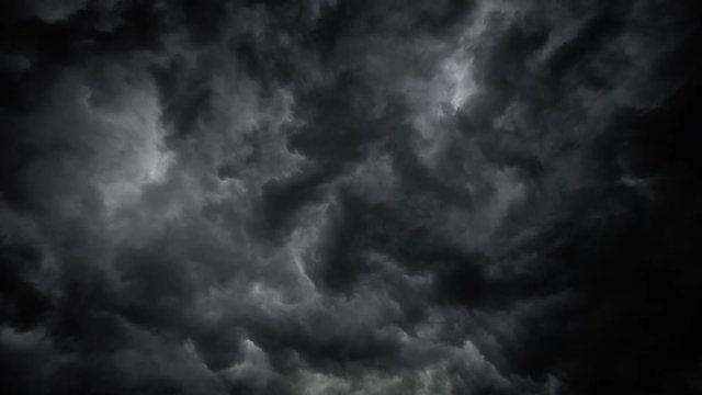 Dark Storm Clouds Time Lapse Of Asperitas