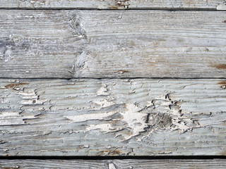 Background, wood texture, old weathered boards with traces of paint