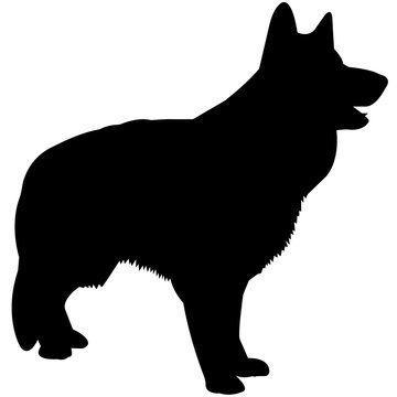 recommend clip art: German Shepherd Dog Silhouette Vector Graphics