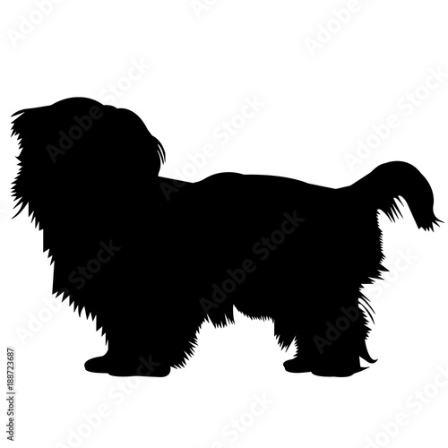 Download "Shih Tzu Dog Silhouette Vector Graphics" Stock image and royalty-free vector files on Fotolia ...
