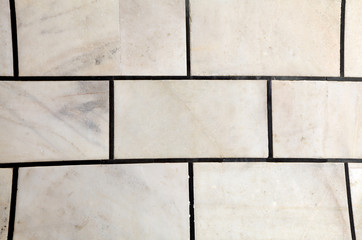 Patterns on the walls of Taj Mahal, Agra, India