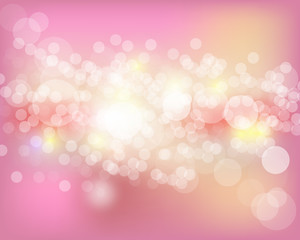abstract bokeh background. Festive defocused lights.Vector illustration