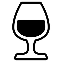 wine glass icon image