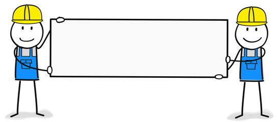 Leeres Schild / Sicherheit / Arbeitsschutz / Bau