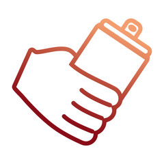 Obraz premium Soft drink can icon