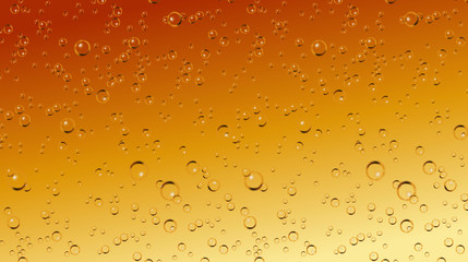 Vector realistic beer, soda, champagne bubbles