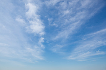 Light gentle cloud on a blue sky