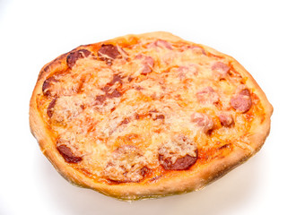 pizza isolated on white background