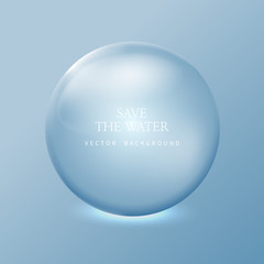 transparent water droplets