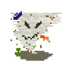 Pixel tornado for games and websites