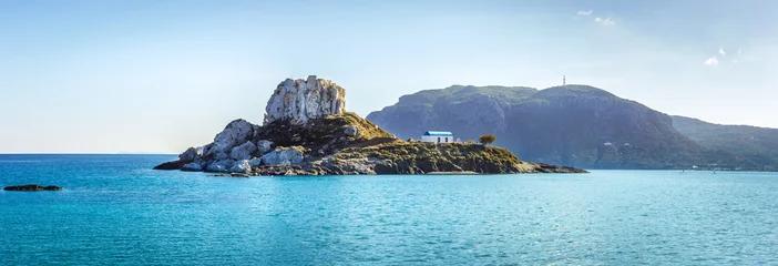 Deurstickers Eiland Romantisch huwelijk op Grieks eiland