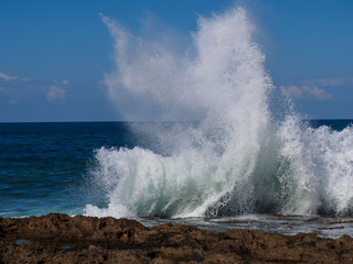A big wave in Morocco