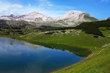 Fototapeta na wymiar Limosee, Südtirol, Italien