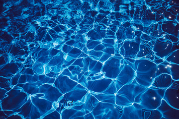 Abstract blue water  for background