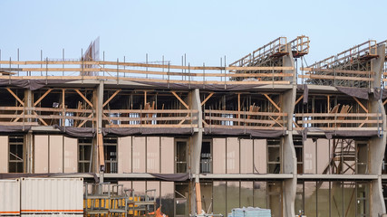 Construction of new residential apartments