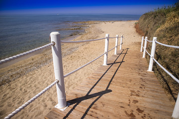 Walkway for disabled people