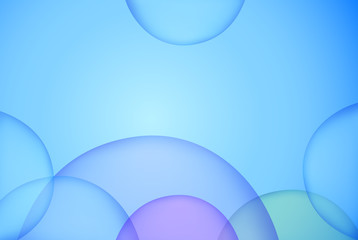 Bubbles Circle Dots Unique Blue Bright