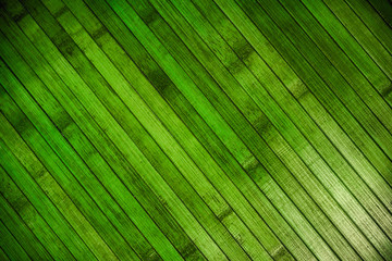 Green wood parquet