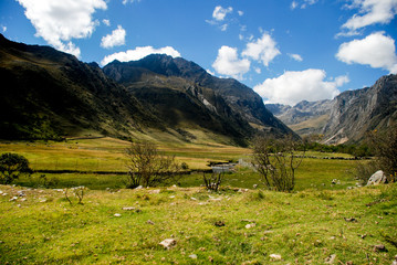 Fototapeta na wymiar Landscape in Huayhuash